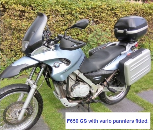 bmw f650gs luggage for sale